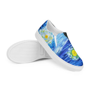 Starry Night - Men’s slip-on canvas shoes