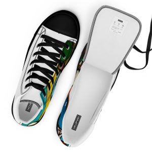 Picasso high top canvas shoes